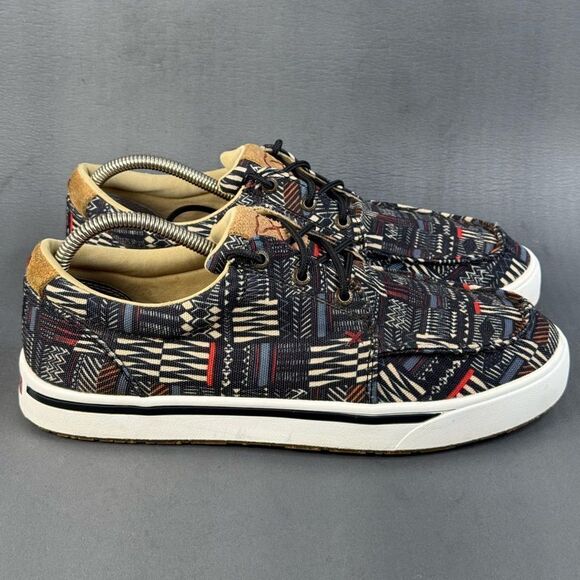Twisted X Men's sneaker shoes , Moc Toe, Black Multi size 9 - Picture 1 of 8
